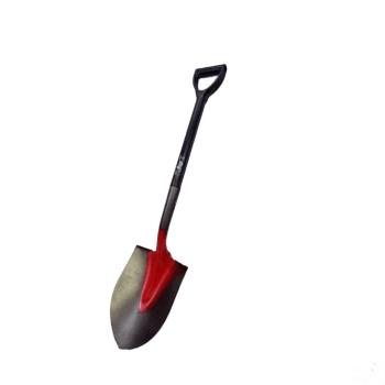 Round Point Shovel with Fiberglass-D Handle Trusted Value