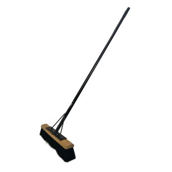 Floor Brush 18in Tampico with Steel Handle