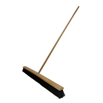 Floor Brush 36in Tampico with 60in Metal Thread Handle