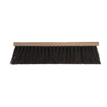 Street Push Broom 24in Brown Plastic