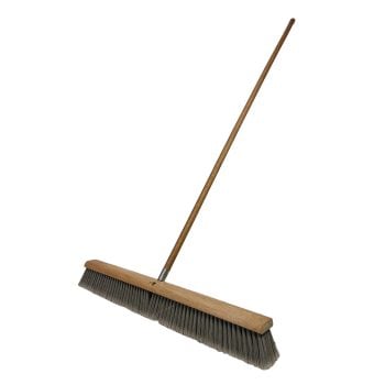 Floor Brush 30in Flagged Tip with 60in Handle