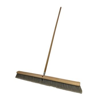 Floor Brush 36in Flagged Tip with 60in Handle