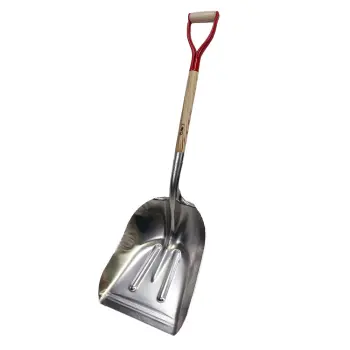 Aluminum Scoop Size 12 with Wood-D Handle USA Made