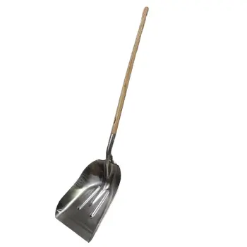 Aluminum Scoop Size 14 with 48in Wood Handle USA Made