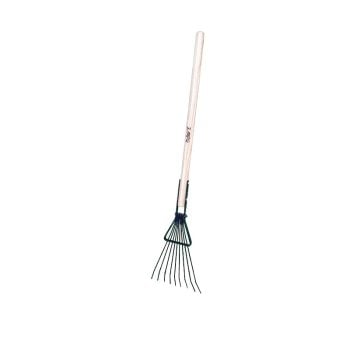 USA Made Kids Leaf Rake with 24" Ash Handle