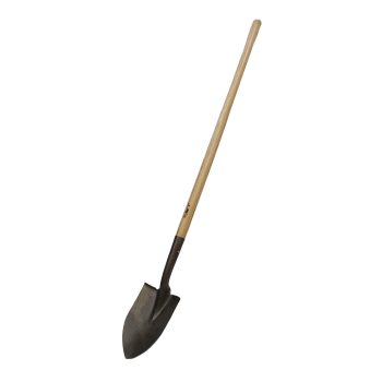 Floral Shovel Wood Handle