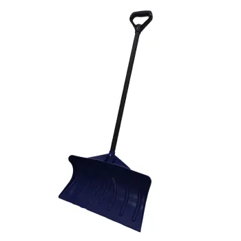 Snow Pusher Blue Poly With Poly D Handle